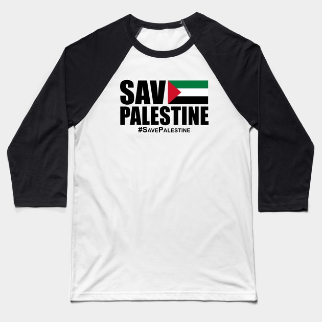 Save Palestine For Free Baseball T-Shirt by kaitokid